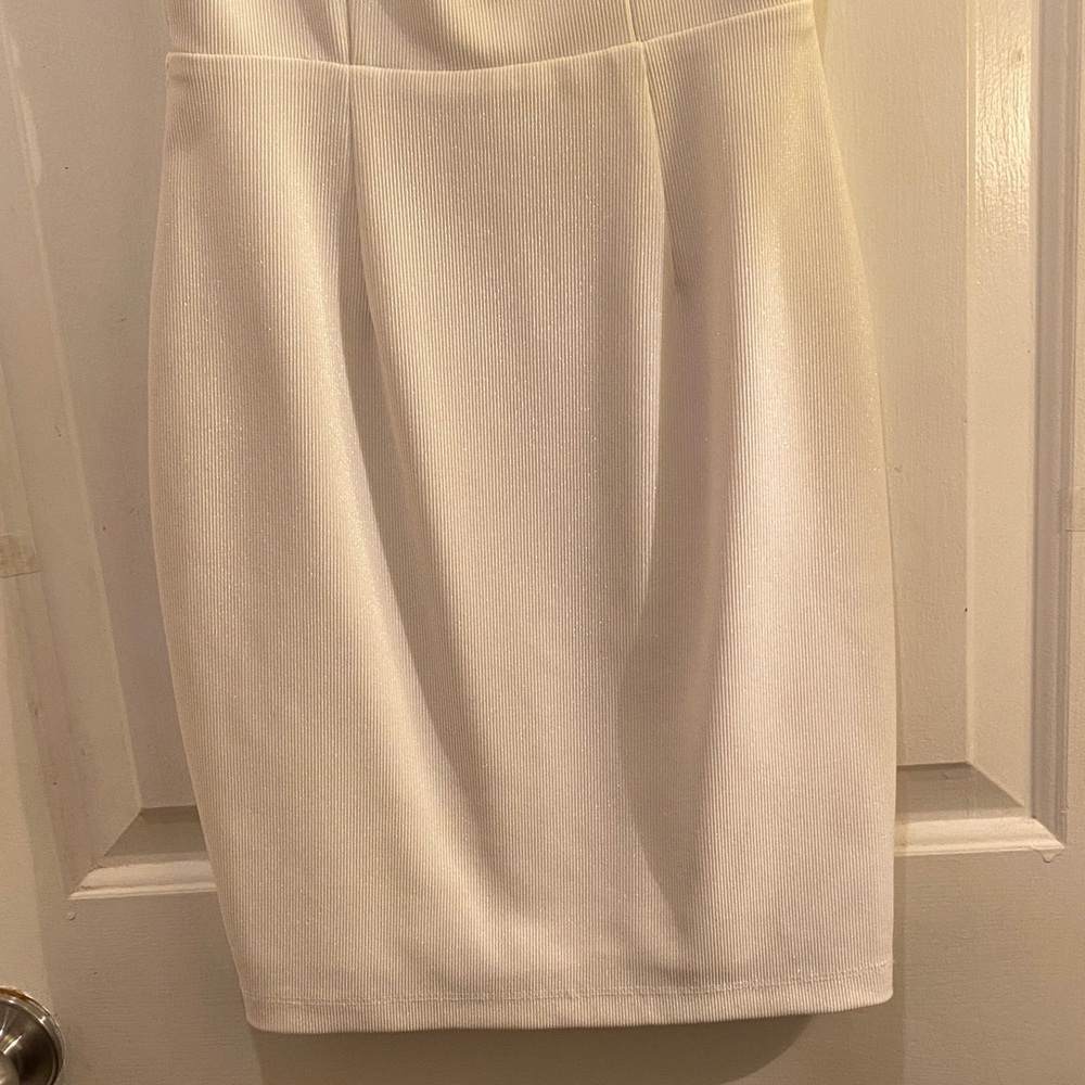 Speechless Cream Off-Shoulder Mini Dress - Picture 6 of 10